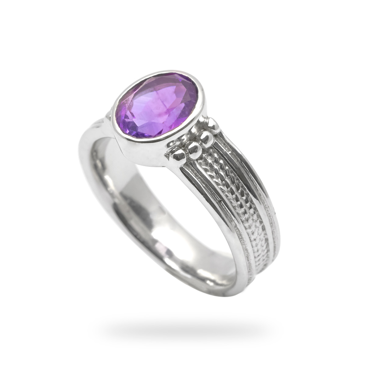 Bague amethyste argent Alexia